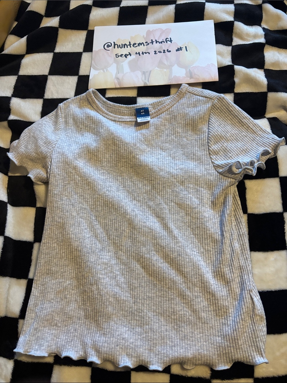 4T ribbed old navy tshirt